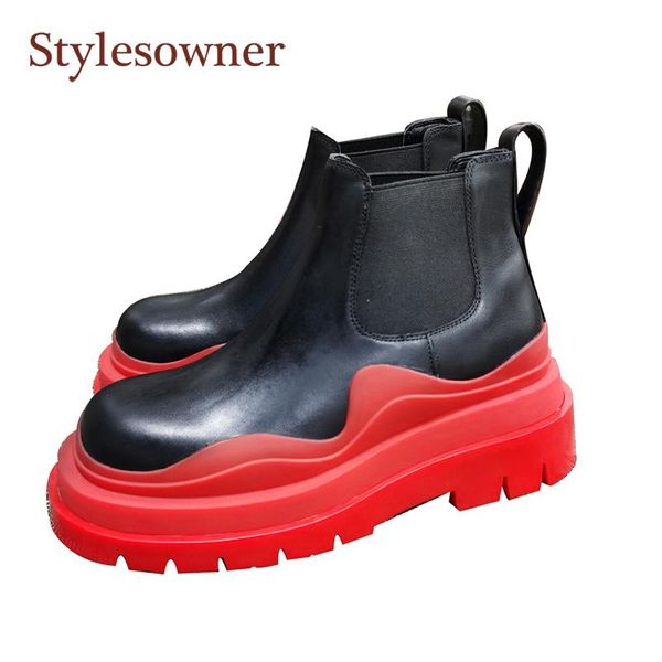 boots 2021 products platform women's autumn/spring genuine leather roundtoe square heel slip-on fashion all-match ankle, Black
boots 2021 products platform women's autumn/spring genuine leather roundtoe square heel slip-on fashion all-match ankle, Black