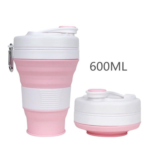 water bottles 600ml silicone collapsible coffee cup with straw leak-proof lid for travel hiking picnic foldable mug
water bottles 600ml silicone collapsible coffee cup with straw leak-proof lid for travel hiking picnic foldable mug