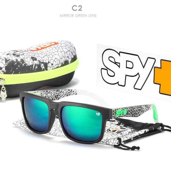 sunglasses + helm classic design fashion men square frame polarized women outdoor reflective coating uv400, White;black
sunglasses + helm classic design fashion men square frame polarized women outdoor reflective coating uv400, White;black