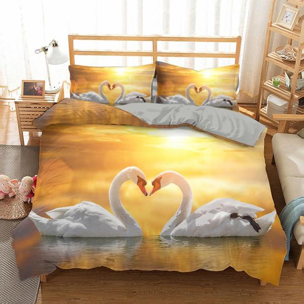 bedding sets swan duvet cover&pillowcase animal printed set 2/3 pcs double full king size quilt cover 220x240 210x210
bedding sets swan duvet cover&pillowcase animal printed set 2/3 pcs double full king size quilt cover 220x240 210x210