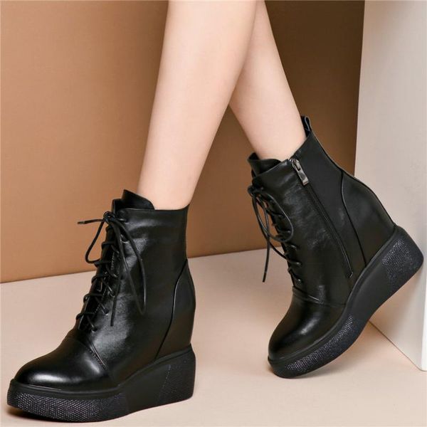 boots fashion sneakers women lace up genuine leather high heel motorcycle female pointed toe platform party pumps shoes, Black
boots fashion sneakers women lace up genuine leather high heel motorcycle female pointed toe platform party pumps shoes, Black