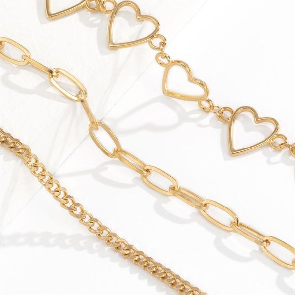 link, chain 3pcs/set anklets for women beach foot jewelry leg ankle rhinestone heart multicolor charms bracelet gift, Black
link, chain 3pcs/set anklets for women beach foot jewelry leg ankle rhinestone heart multicolor charms bracelet gift, Black