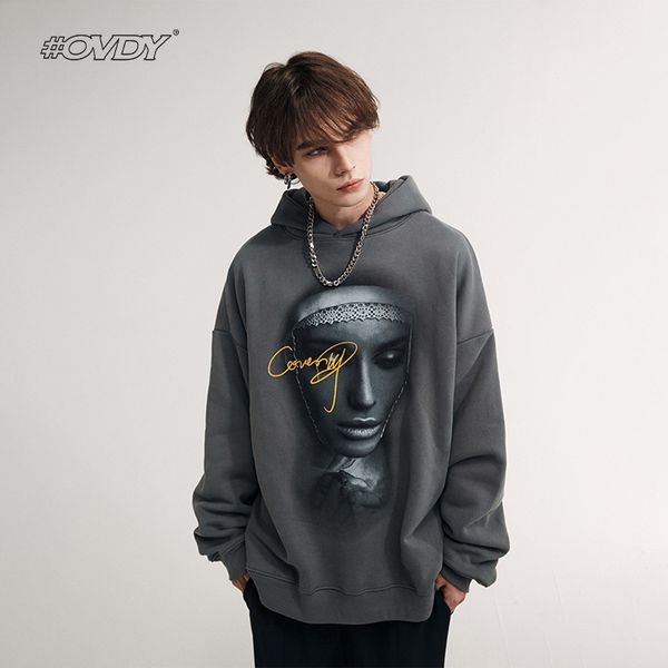 wxwovdy 2021 autumn winter new street fashion pious nun print plush loose hoodie, Black
wxwovdy 2021 autumn winter new street fashion pious nun print plush loose hoodie, Black