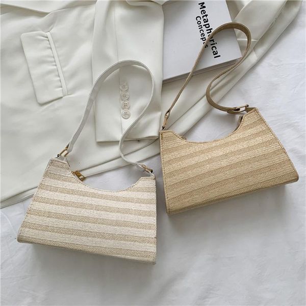 evening bags fashion women summer woven stripes shoulder underarm bag casual ladies small handbags purse elegant female travel handle
evening bags fashion women summer woven stripes shoulder underarm bag casual ladies small handbags purse elegant female travel handle