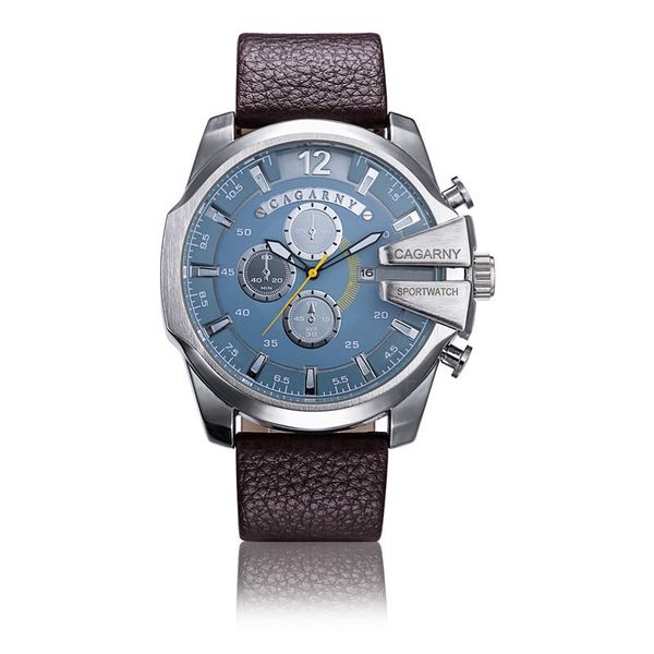 wristwatches luxury men brand watches montre leather strap quartz watch reloj hombre military sports male clock relogio masculino, Slivery;brown
wristwatches luxury men brand watches montre leather strap quartz watch reloj hombre military sports male clock relogio masculino, Slivery;brown