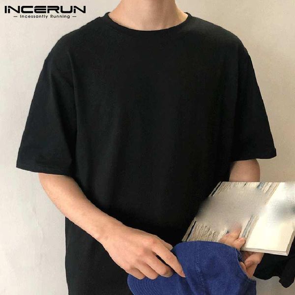 summer men t shirt streetwear solid color round neck short sleeve loose casual tee leisure camiseta masculina men's t-shirts, White;black
summer men t shirt streetwear solid color round neck short sleeve loose casual tee leisure camiseta masculina men's t-shirts, White;black