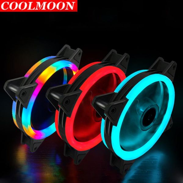 fans & coolings coolmoon-dual aperture fan computer case cooler cooling aurora solar eclipse silent desk120 mm
fans & coolings coolmoon-dual aperture fan computer case cooler cooling aurora solar eclipse silent desk120 mm