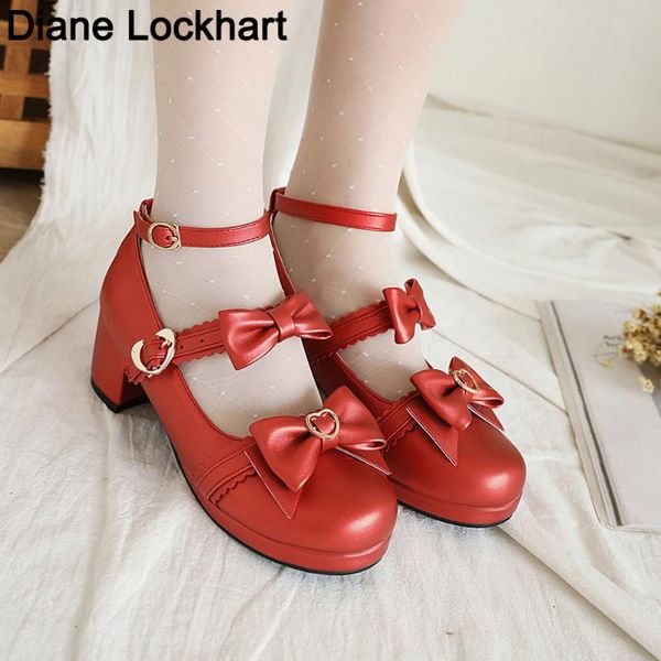 dress shoes spring lolita bow tie mary janes girls school student casual pumps woman platform high heels cosplay zapatos mujer, Black
dress shoes spring lolita bow tie mary janes girls school student casual pumps woman platform high heels cosplay zapatos mujer, Black