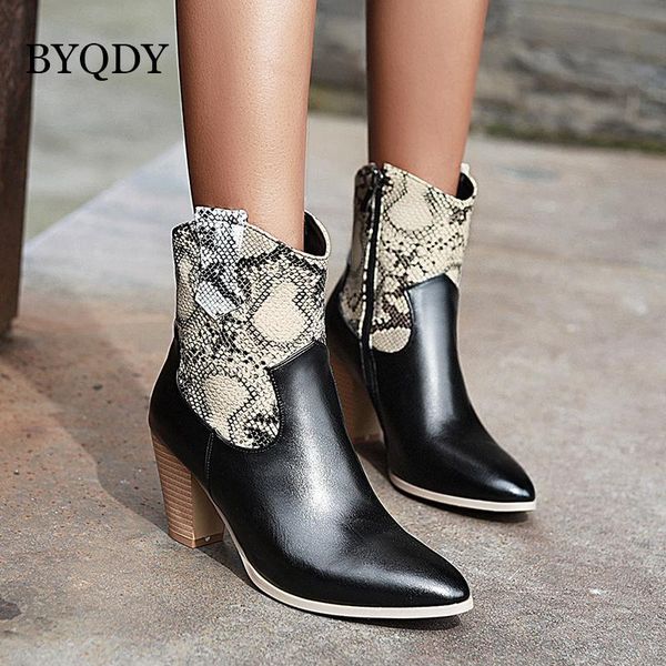 boots byqdy fashion office lady winter pointed toe footwear slip-on zip shoes snakeskin hoof heels for girls big size 47, Black
boots byqdy fashion office lady winter pointed toe footwear slip-on zip shoes snakeskin hoof heels for girls big size 47, Black