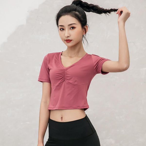 yoga outfit s-xl sports t-shirts women v-neck crop tights fitness short sleeve thin breathable shirt gym clothing activewear
yoga outfit s-xl sports t-shirts women v-neck crop tights fitness short sleeve thin breathable shirt gym clothing activewear
