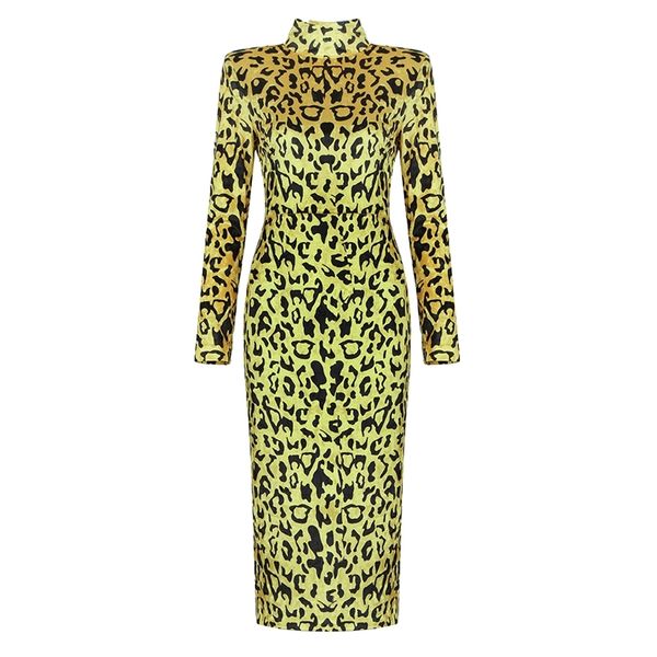 women dress leopard print long sleeve high neck autumn winter party clothes bodycon maxi 210515, Black;gray
women dress leopard print long sleeve high neck autumn winter party clothes bodycon maxi 210515, Black;gray