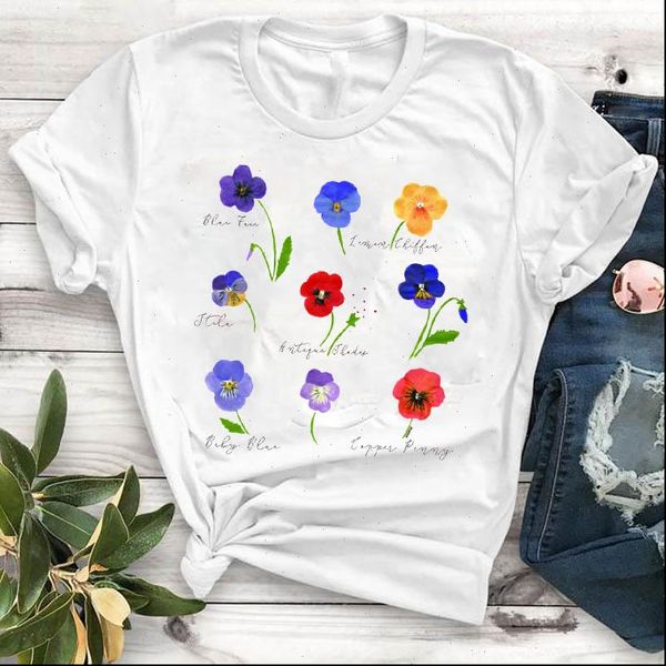 fashion flower plant clothing womens t shirts print tee graphic kawaii camisas mujer clothes, White
fashion flower plant clothing womens t shirts print tee graphic kawaii camisas mujer clothes, White