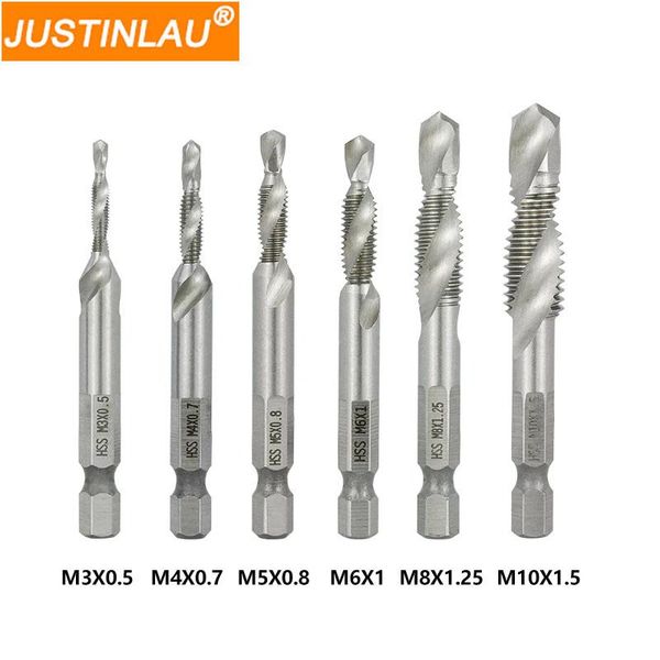hand tools 6pc spiral flute hss combination countersink screw tap drill bit set m3-m10 deburr metric high speed steel
hand tools 6pc spiral flute hss combination countersink screw tap drill bit set m3-m10 deburr metric high speed steel