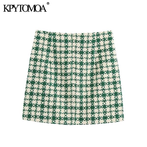 kpytomoa women 2021 fashion with pockets tweed mini skirt vintage high waist back zipper female skirts mujer, Black
kpytomoa women 2021 fashion with pockets tweed mini skirt vintage high waist back zipper female skirts mujer, Black