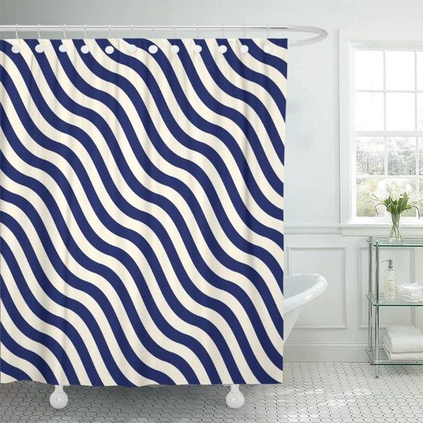 shower curtains wave symmetric geometric nautical blue striped abstract wavy navy curtain waterproof fabric 72 x inches set with hooks
shower curtains wave symmetric geometric nautical blue striped abstract wavy navy curtain waterproof fabric 72 x inches set with hooks