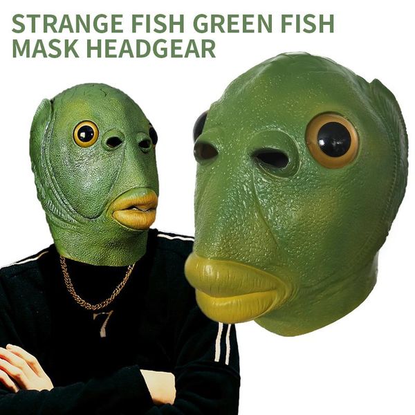 cycling helmets halloween christmas weird fish green mask latex headgear run boba prom party horror spoof drop
cycling helmets halloween christmas weird fish green mask latex headgear run boba prom party horror spoof drop