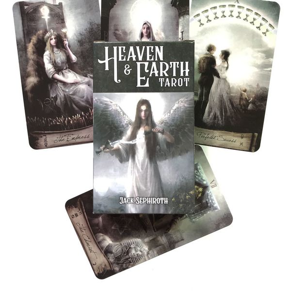 78card heaven earth tarot deck oracles card for fate divination board game and a variety of options games individual
78card heaven earth tarot deck oracles card for fate divination board game and a variety of options games individual