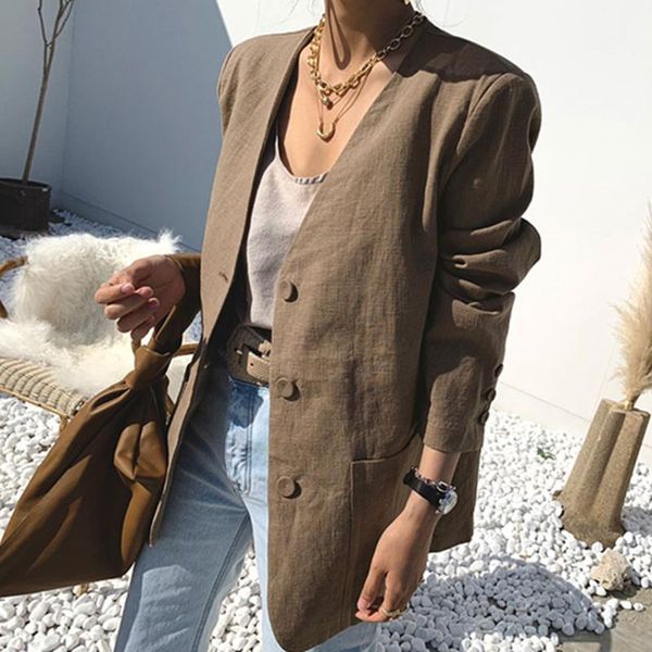 women's suits & blazers 2021 spring autumn jackets fashionable vintage oversized with belt lace up lady wild, White;black
women's suits & blazers 2021 spring autumn jackets fashionable vintage oversized with belt lace up lady wild, White;black