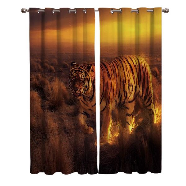 animal tiger grass window curtains living room fabric drapes curtain home draperies for kitchen &
animal tiger grass window curtains living room fabric drapes curtain home draperies for kitchen &