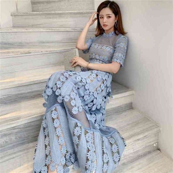 elegant maxi dress for women stand neck short sleeve high waist hollow out slim dresses summer style fashion 210603, Black;gray
elegant maxi dress for women stand neck short sleeve high waist hollow out slim dresses summer style fashion 210603, Black;gray