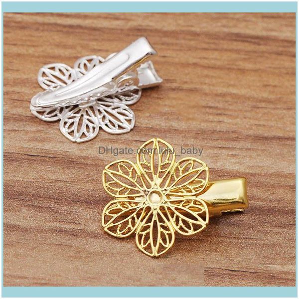 headbands jewelrymibrow 10pcs 22x25mm gold sier color copper flower hair clips barrettes for women wedding hairpins jewelry making aessories, Silver
headbands jewelrymibrow 10pcs 22x25mm gold sier color copper flower hair clips barrettes for women wedding hairpins jewelry making aessories, Silver