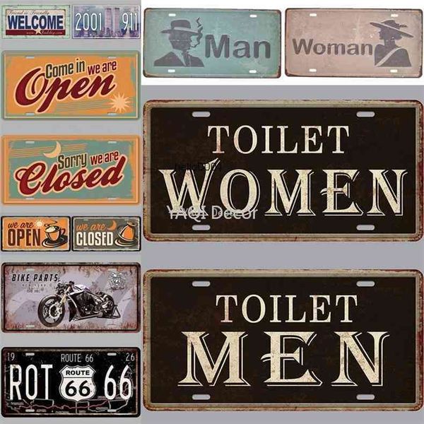 open & closed licenses tin sign plaque metal decorative plate for restroom living room door shop restaurant wall decora
open & closed licenses tin sign plaque metal decorative plate for restroom living room door shop restaurant wall decora