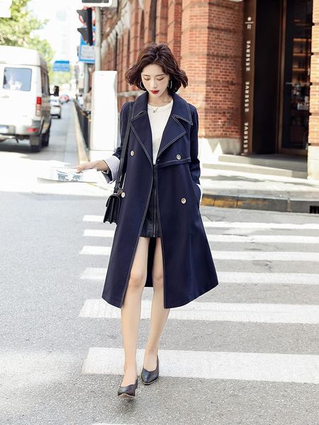 women's trench coats windbreaker long small autumn 2021 korean loose temperament versatile coat, Tan;black
women's trench coats windbreaker long small autumn 2021 korean loose temperament versatile coat, Tan;black