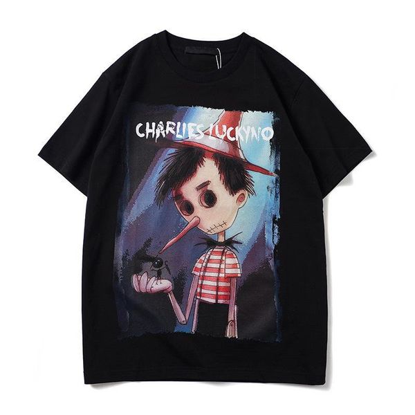 famous designer men's tee print scarecrow puppet short hip-hop tide brand european american cotton summer black and white s-xxl size, White;black
famous designer men's tee print scarecrow puppet short hip-hop tide brand european american cotton summer black and white s-xxl size, White;black