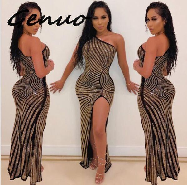 casual dresses genuo 2021 women summer stripes mesh see though drilling rhinestones one shoulder high side split party club maxi dress, Black;gray
casual dresses genuo 2021 women summer stripes mesh see though drilling rhinestones one shoulder high side split party club maxi dress, Black;gray