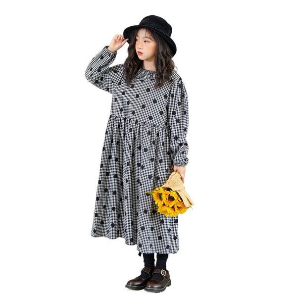 girl's dresses yourseason 6 to 16 years girl casual loose children midi plaid girls kids cotton clothing dot lotus leaf collar, Red;yellow
girl's dresses yourseason 6 to 16 years girl casual loose children midi plaid girls kids cotton clothing dot lotus leaf collar, Red;yellow