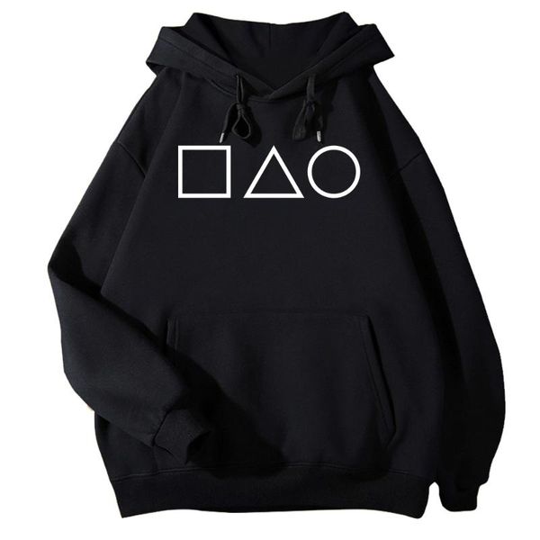 men's hoodies & sweatshirts squid game simple graphic men casual fleece warm korean movie tv cool hooded streetwear hip hop male hoodie, Black
men's hoodies & sweatshirts squid game simple graphic men casual fleece warm korean movie tv cool hooded streetwear hip hop male hoodie, Black