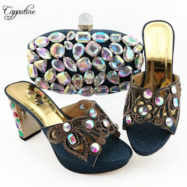 high class dark blue slip-on shoes with purse bag set decorated crystal stones for wedding/party qsl007 heel height 9cm dress, Black
high class dark blue slip-on shoes with purse bag set decorated crystal stones for wedding/party qsl007 heel height 9cm dress, Black