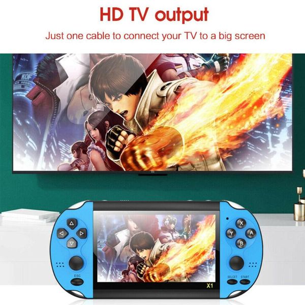 rechargeable double rocker portable gifts retro entertainment built in games reading hd 4.3inch handheld game console players
rechargeable double rocker portable gifts retro entertainment built in games reading hd 4.3inch handheld game console players