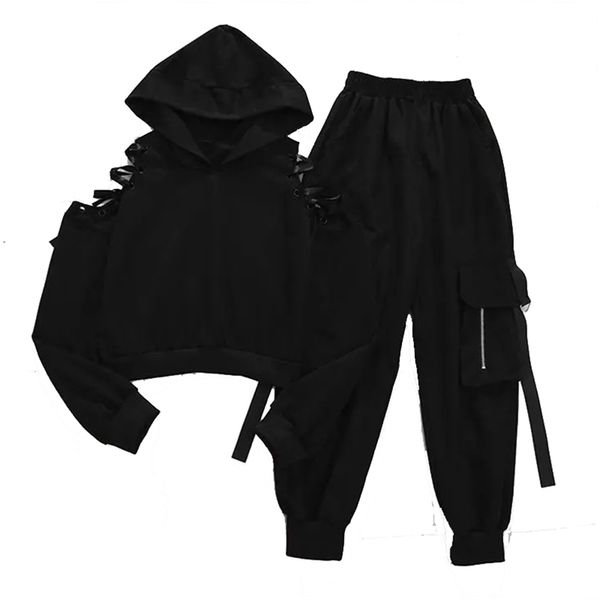 spring two-piece cargo pants women autumn high waist joggers 2 piece hoodie+ trousers 210915, Black;white
spring two-piece cargo pants women autumn high waist joggers 2 piece hoodie+ trousers 210915, Black;white