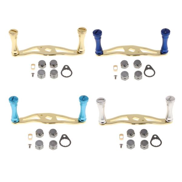 aluminum alloy fishing reel handle knob with fittings replacement parts left / right hand interchangeable for baitcasting reels
aluminum alloy fishing reel handle knob with fittings replacement parts left / right hand interchangeable for baitcasting reels