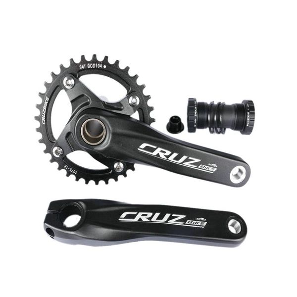 bike heels & chainwheels cruzbike mountain integrated hollow crankset left and right crank modified single-disk bicycle
bike heels & chainwheels cruzbike mountain integrated hollow crankset left and right crank modified single-disk bicycle