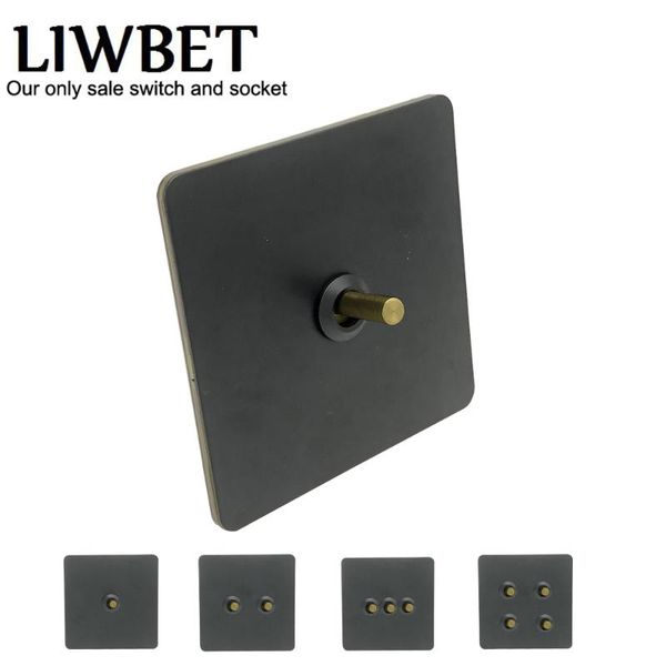 smart home control liwbet 1 gang / 2 3 light switch and black stainless steel panel way gold toggle wall with socket
smart home control liwbet 1 gang / 2 3 light switch and black stainless steel panel way gold toggle wall with socket