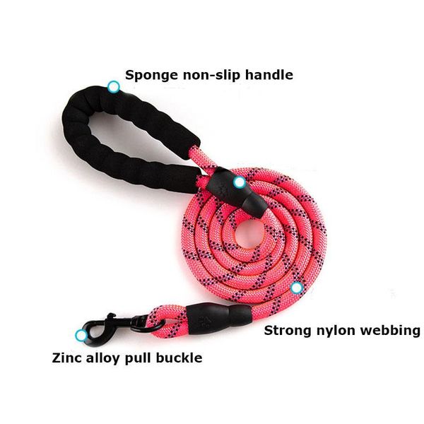 dog collars & leashes leash nylon long tracking round rope outdoor walking training pet lead for small medium large dogs
dog collars & leashes leash nylon long tracking round rope outdoor walking training pet lead for small medium large dogs