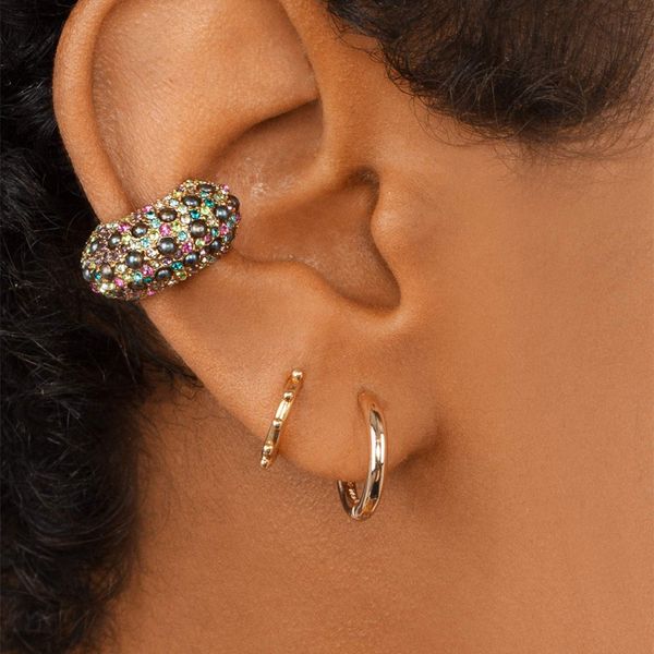 1pc no piercing rhinestone dangle cz cuff earrings c-shaped cubic zirconia ear statement women party jewelry, Silver
1pc no piercing rhinestone dangle cz cuff earrings c-shaped cubic zirconia ear statement women party jewelry, Silver