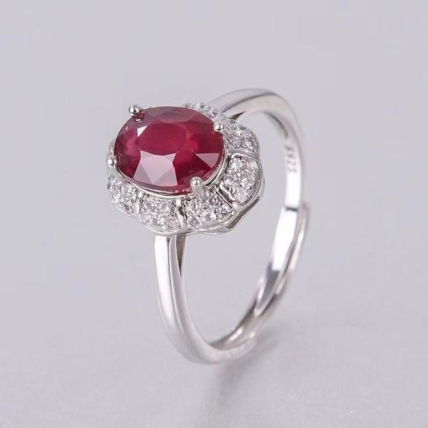 Cluster Rings Classic 925 Silver Heat Treatment Ruby Ring For Office Woman 6mm*8mm Natural Sterling Jewelry, Golden;silver
Cluster Rings Classic 925 Silver Heat Treatment Ruby Ring For Office Woman 6mm*8mm Natural Sterling Jewelry, Golden;silver