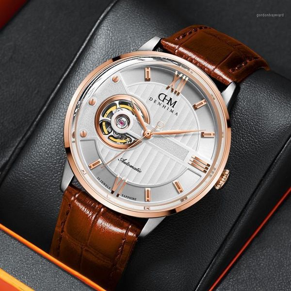 wristwatches denhima 2021 dress brand men mechanical watches roman numerals dial automatic watch sapphire glass waterproof, Slivery;brown
wristwatches denhima 2021 dress brand men mechanical watches roman numerals dial automatic watch sapphire glass waterproof, Slivery;brown
