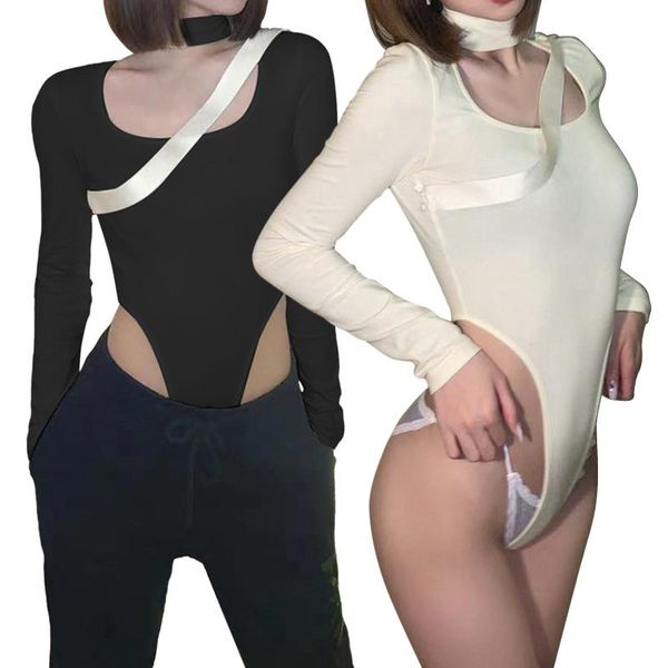 choker solid skinny bodysuit women 2021 fashion long sleeve square collar bodycon bodysuits club jumpsuit streetwear women's jumps, Black;white
choker solid skinny bodysuit women 2021 fashion long sleeve square collar bodycon bodysuits club jumpsuit streetwear women's jumps, Black;white