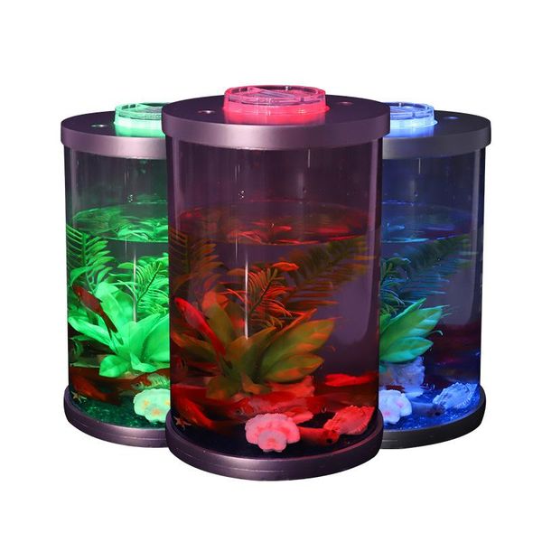 aquariums acrylic cylinder fish tank led light small ecosystem table natural landscape akwarium dla ryb accessories ei50sg
aquariums acrylic cylinder fish tank led light small ecosystem table natural landscape akwarium dla ryb accessories ei50sg