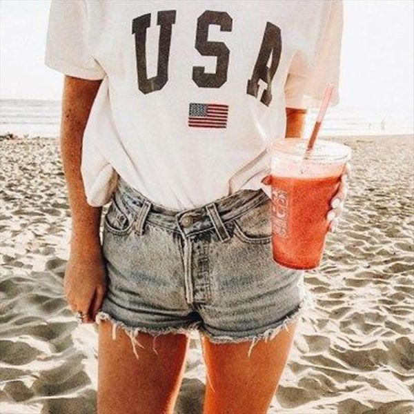 harajuku summer usa letter women print loose short sleeve fun ins chic streetwear vintage casual t shirt, White
harajuku summer usa letter women print loose short sleeve fun ins chic streetwear vintage casual t shirt, White