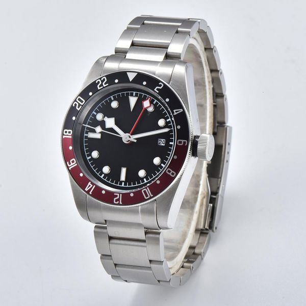 clock gmt2019 luxury men automatic movement sterile index plate military mineral glass 41mm steel case illuminating pointer dt02, Slivery;brown
clock gmt2019 luxury men automatic movement sterile index plate military mineral glass 41mm steel case illuminating pointer dt02, Slivery;brown