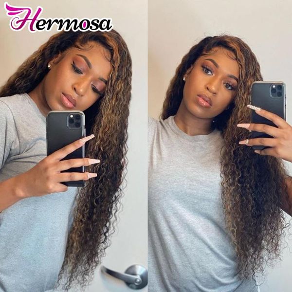 lace wigs hermosa highlight 13x4 curly front human hair ombre remy brazilian kinky for women, Black;brown
lace wigs hermosa highlight 13x4 curly front human hair ombre remy brazilian kinky for women, Black;brown