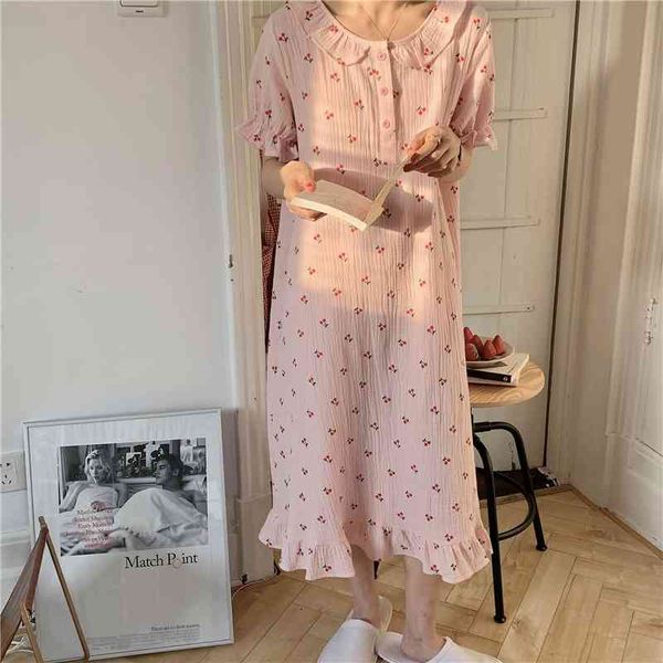 casual dresses comfortable cotton chic sweet princess 2021 summer printing sleepwear homewear dress pajamas loose nightdress 5v0f, Black;gray
casual dresses comfortable cotton chic sweet princess 2021 summer printing sleepwear homewear dress pajamas loose nightdress 5v0f, Black;gray