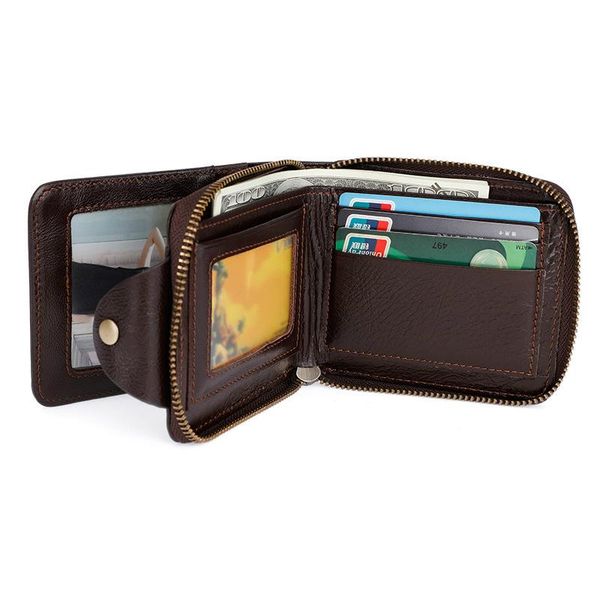 wallets casual style purse men genuine leather multi-card position wallet layer cowhide business, Red;black
wallets casual style purse men genuine leather multi-card position wallet layer cowhide business, Red;black