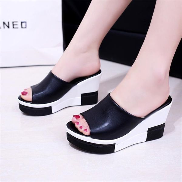 fashion flip flops women shoes slippers platform summer open toe wedges sandals ladies plus size 35-40, Black
fashion flip flops women shoes slippers platform summer open toe wedges sandals ladies plus size 35-40, Black