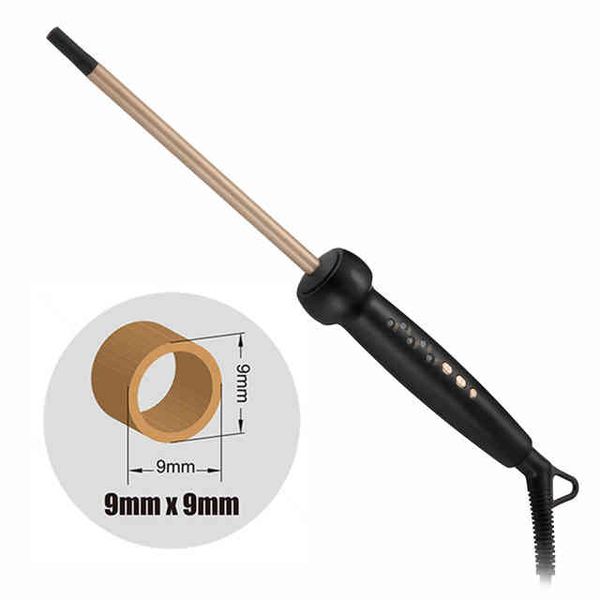 9mm super slim mch tight curls wand roller hair curler ceramic cone ringlet afro beauty curling iron corrugated plate
9mm super slim mch tight curls wand roller hair curler ceramic cone ringlet afro beauty curling iron corrugated plate